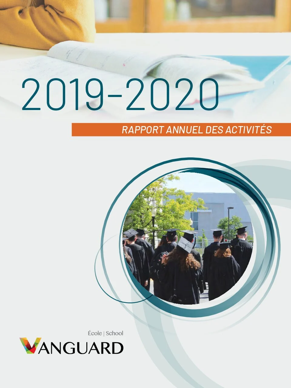 Rapport annuel 2019-2020 de l’École Vanguard — page couverture