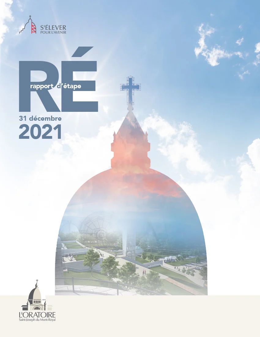 Rapport d’étape 2021 de L’Oratoire Saint-Joseph — page couverture