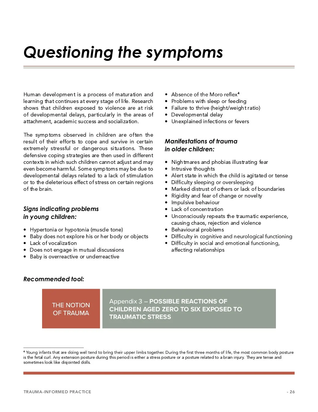 Étude scientifique sur le trauma — page 26